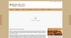 Desktop Screenshot of hotelbaisaranpahalgam.com